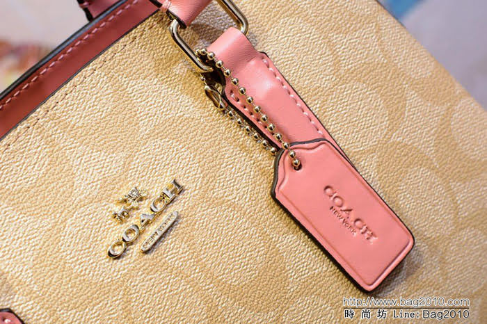 COACH蔻馳 F29434 新款PVC 小號戴妃包 手提單肩斜挎包  Chz1041